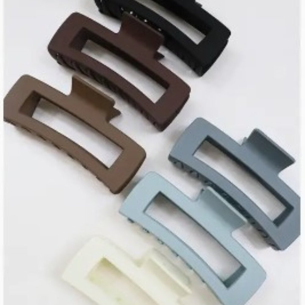 JUMBO RECTANGLE HAIR CLAW CLIP